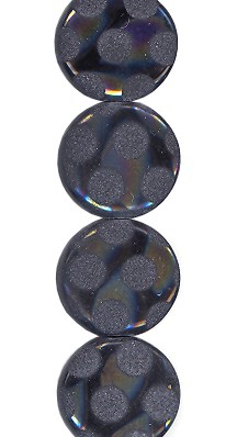 Jet Peacock Dot - Sandblasted Disc