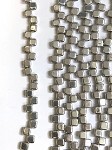 Silver - Two Hole Tile Bead
