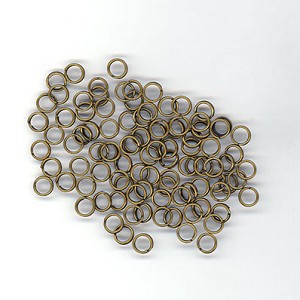 Antique Brass Spring Ring - FDSR 02 0.6x6mm AB