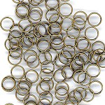 Antique Brass Spring Ring - FDSR 01 0.7x8mm AB