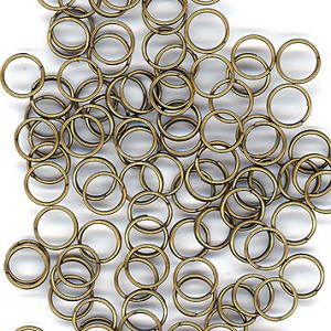 Antique Brass Spring Ring - FDSR 01 0.7x8mm AB
