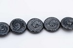 Ammonite Spiral, Hematite 1 strand