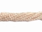 4mm Fire Polish -light Pink/White